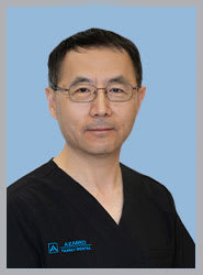 Dr. Allan Zhang, dentist in Edmonton at Azarko Dental Group